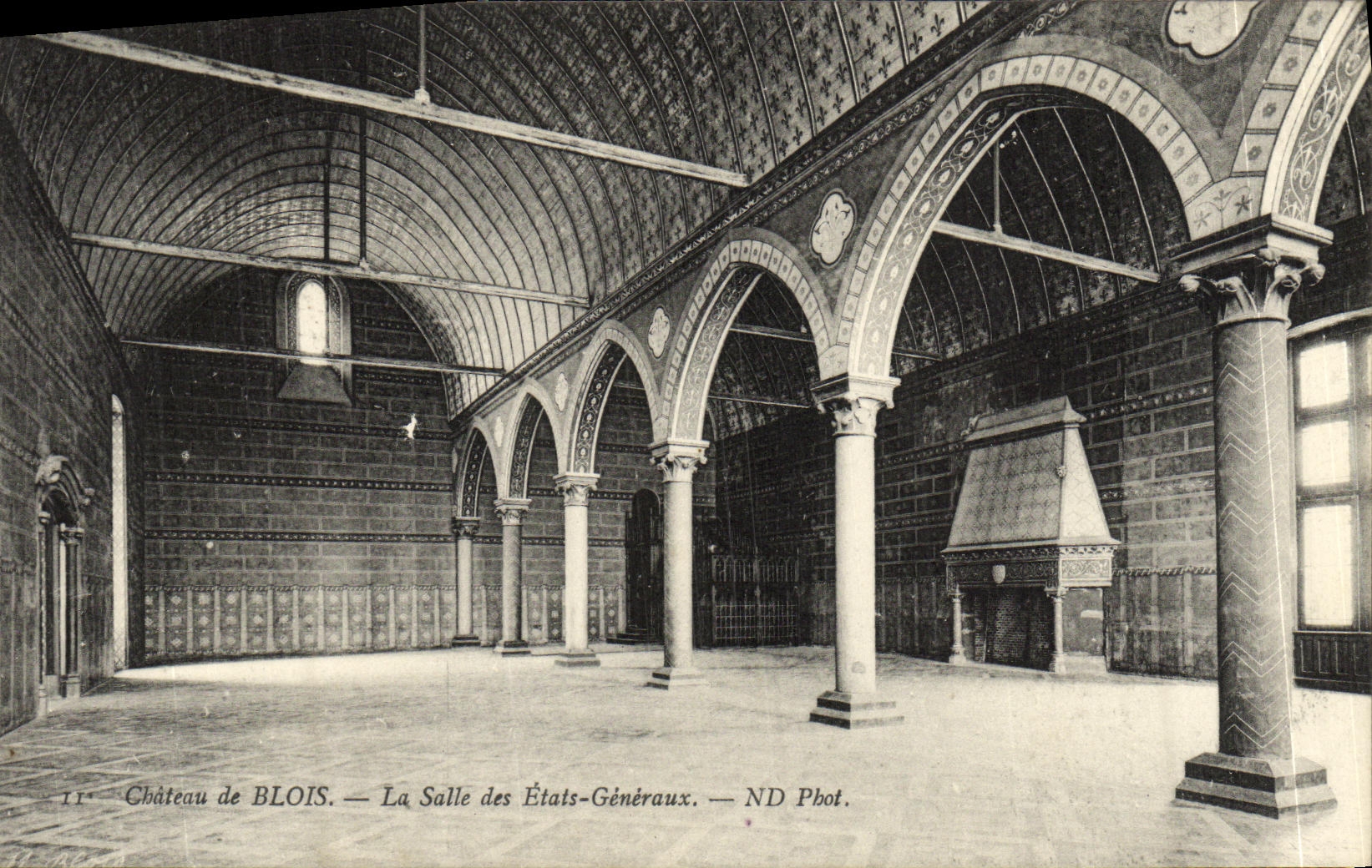 CPA Blois De Chateau La Salle des Etats Generaux