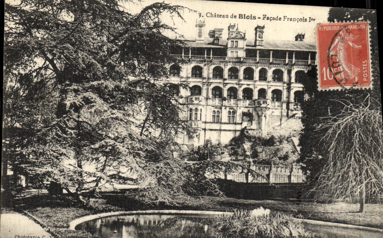 Château de Blois — Façade François Ier — Photolypnie C. Y.