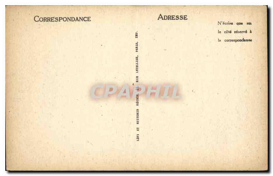 CPA Blois De Chateau Facade Aile Francois 1er — Verso