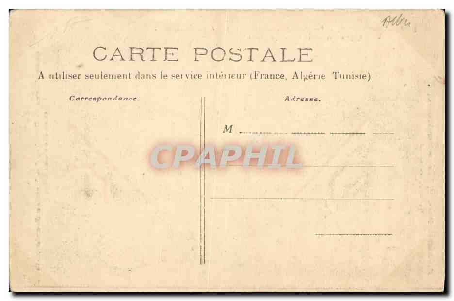 CPA Moulins La Cathedrale Triptyque du maitre de Moulins — Verso