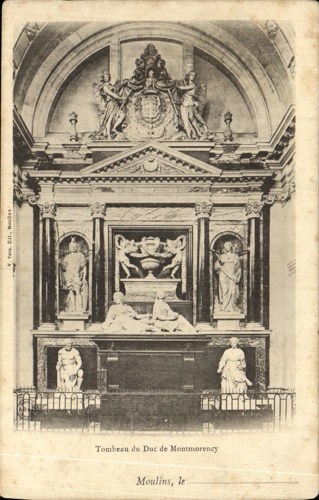 CPA Moulins Tombeau du Duc de Montmorency