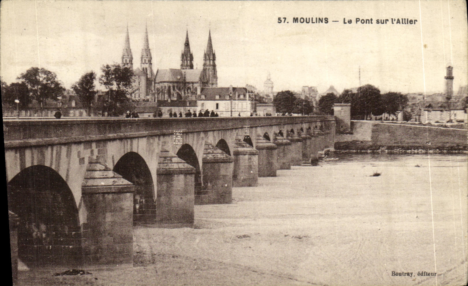 CPA Moulins Le Pont sur L Ailler