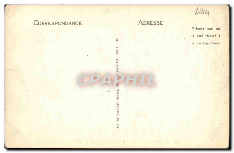CPA Moulins La Cathedrale Motifs — Verso