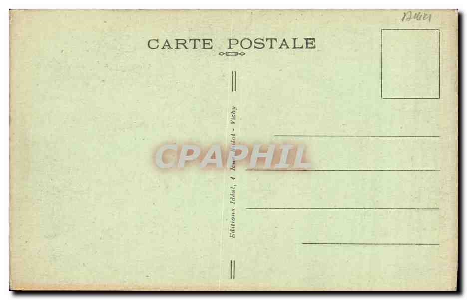 CPA Moulins Ancienne Residence Anne de Beanjeu — Rückseite