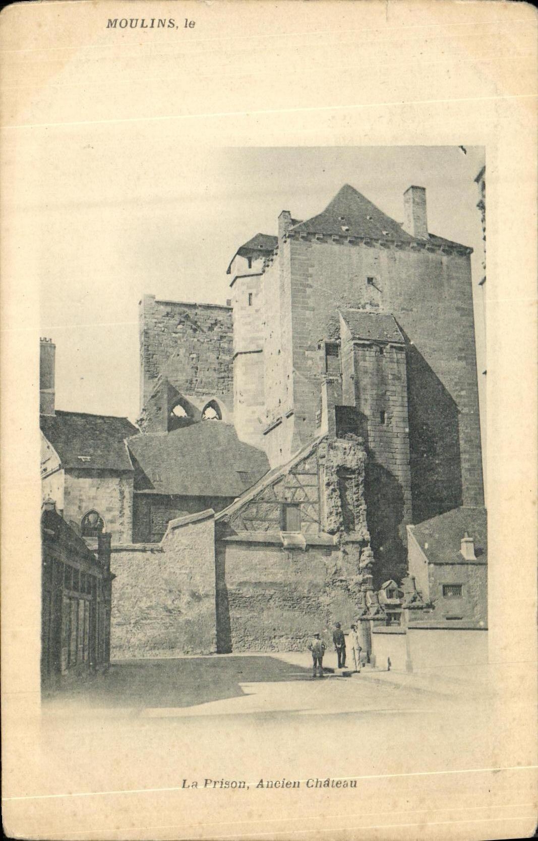 CPA Moulins Prison Ancien Chateau