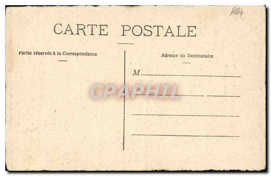 CPA Moulins Bible de Souvigny Bibliotheque de Moulins Couverture — Verso