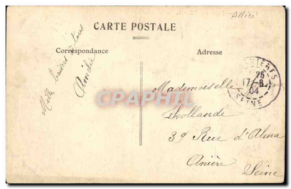 CPA Vichy Pont Sur L Allier — Reverso