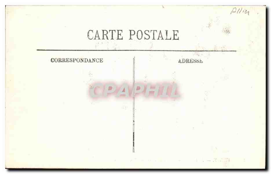 CPA Vichy Le Casino Salon de Correspondance — Verso