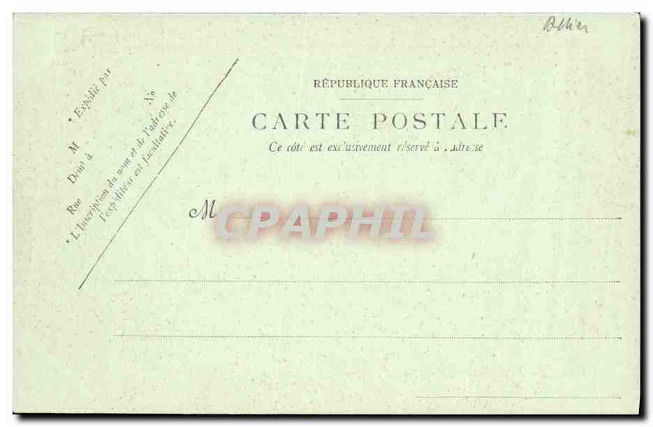 CPA Vichy Le Pont sur L Allier — Verso