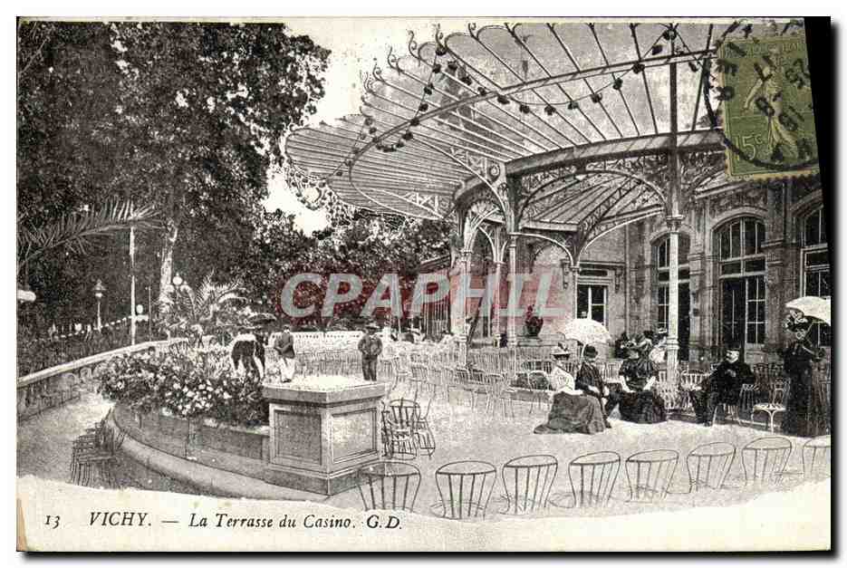 CPA Vichy La Terrasse du Casino