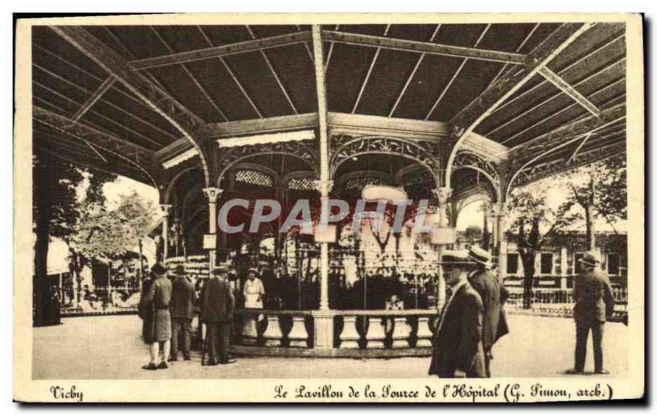 CPA Vichy Le Pavillon de la Source de l Hopital