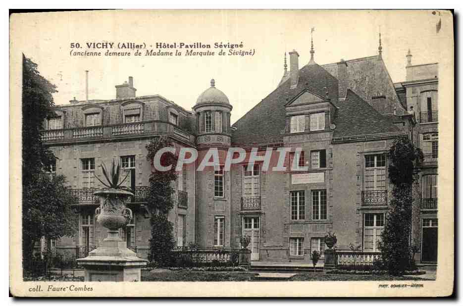 CPA Vichy Hotel Pavillon Sevigne