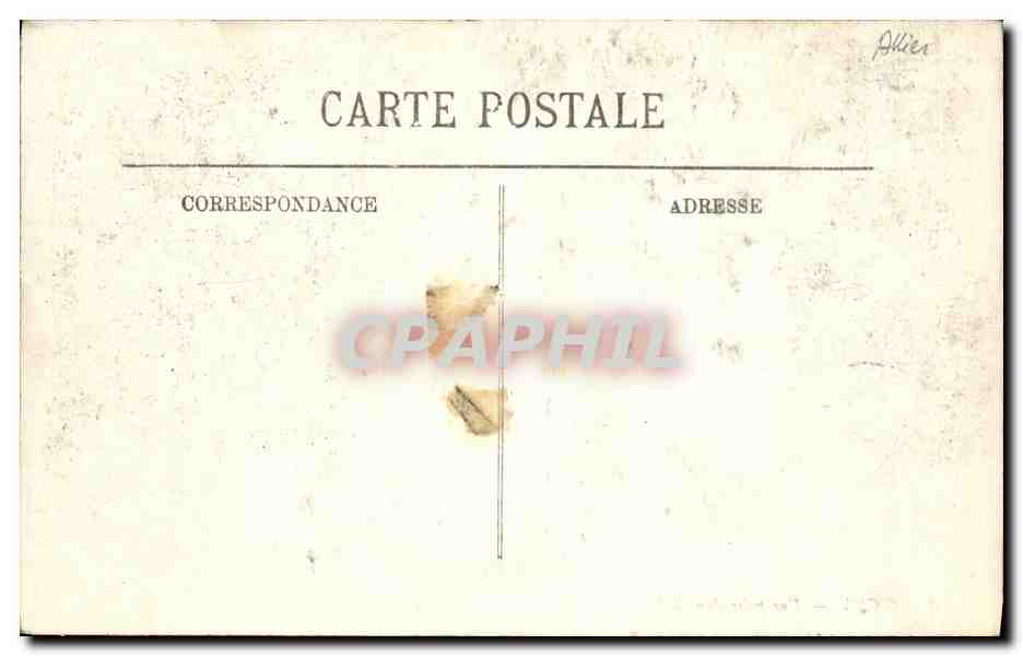 CPA Vichy Vue prise dans le Parc — Verso