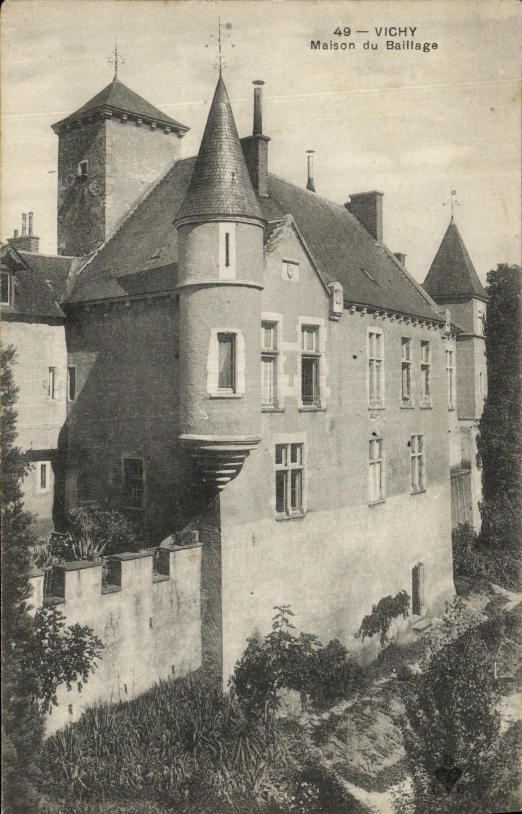 CPA Vichy Maison du Baillage