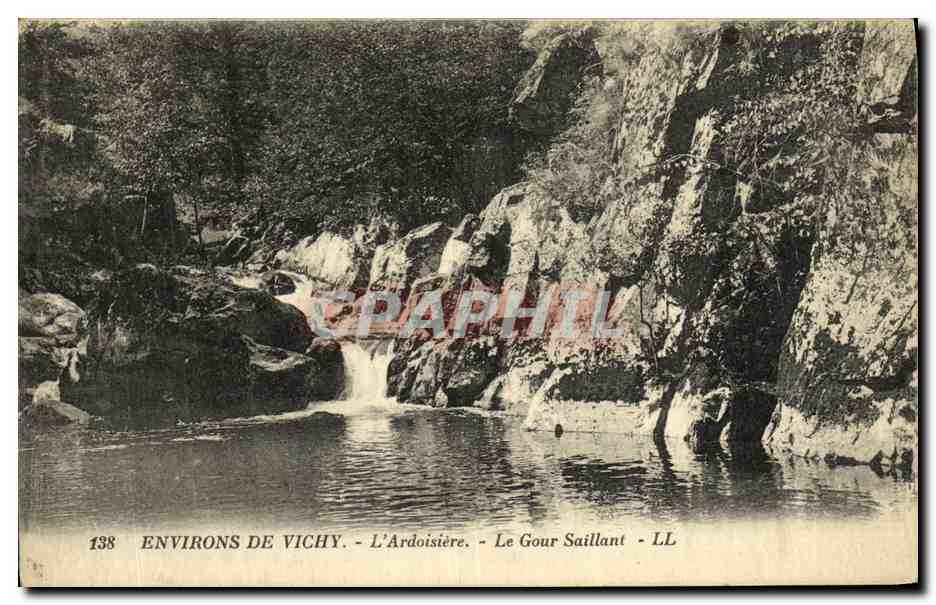 CPA Environs de Vichy L Ardoisiere Le Gour Saillant