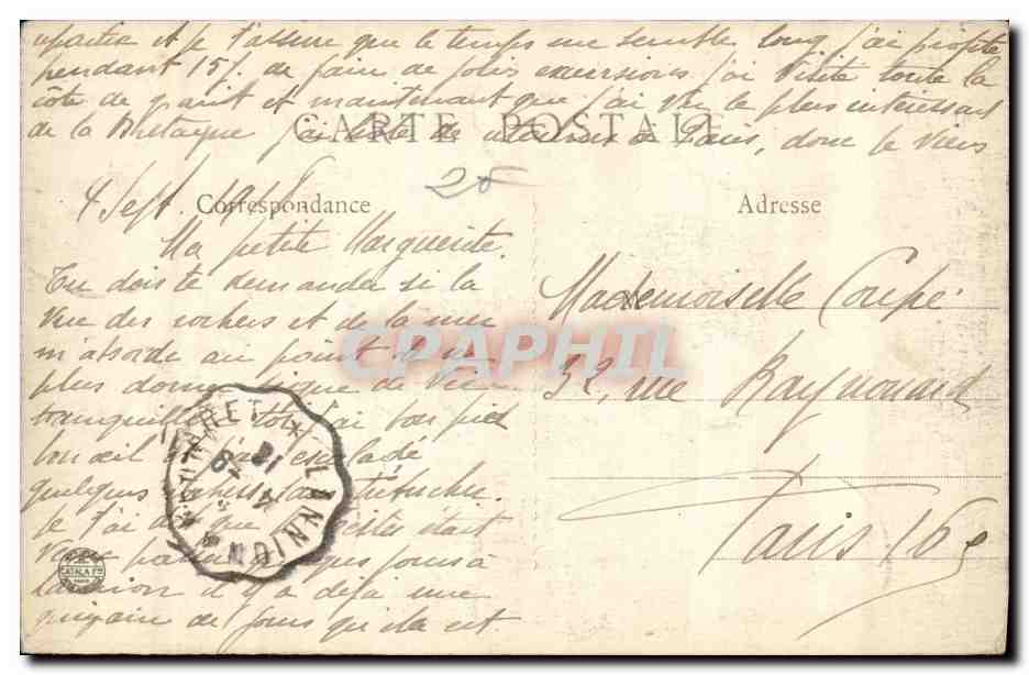 CPA Treguier Le Magnifique Calvaire Breton — Rückseite
