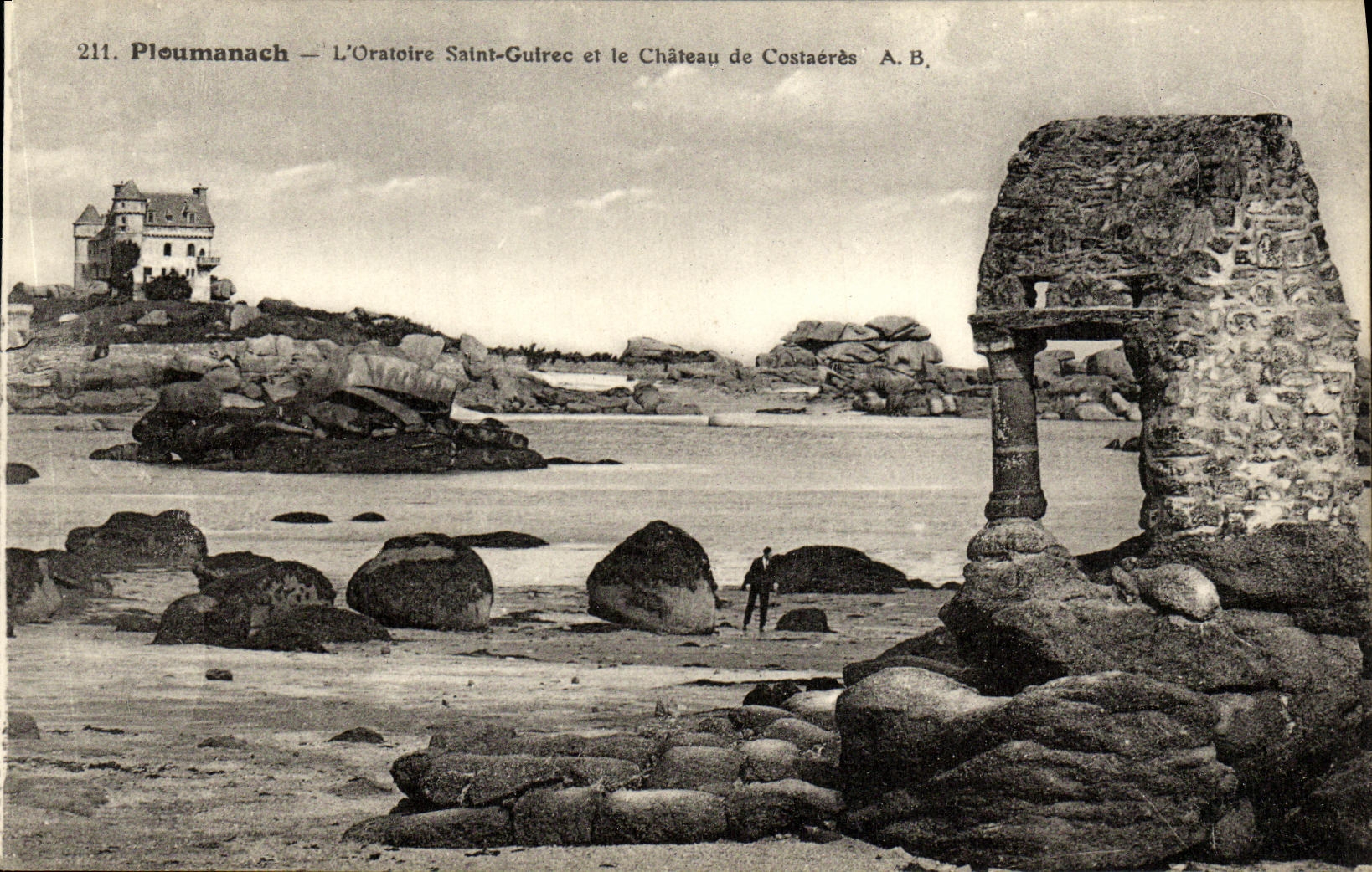 Pleummanach — L'Oratoire Saint-Gulrec et le Château de Costaères — A.B.