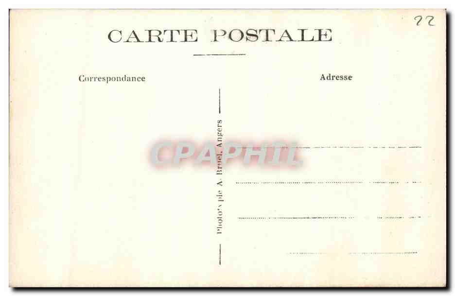 Château de Costaérès à Pleumartin (C.-du-N.) — où Sienkiewicz écrivit « Quo Vadis » — A.B. — Verso