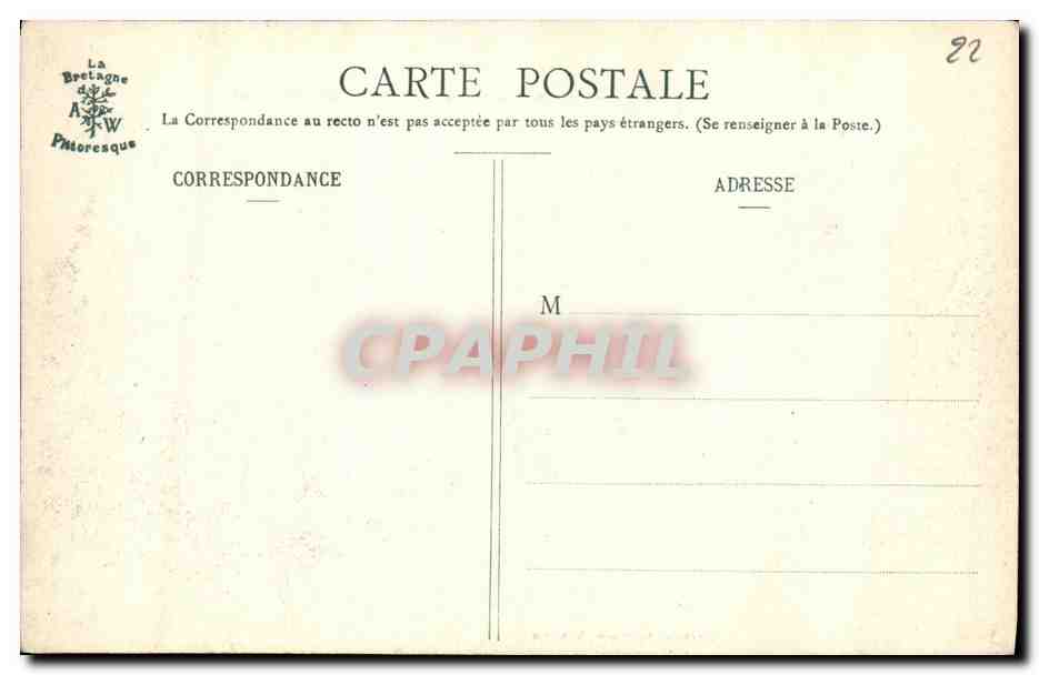Carte postale — La Bretagne Phtoresque — n° 82