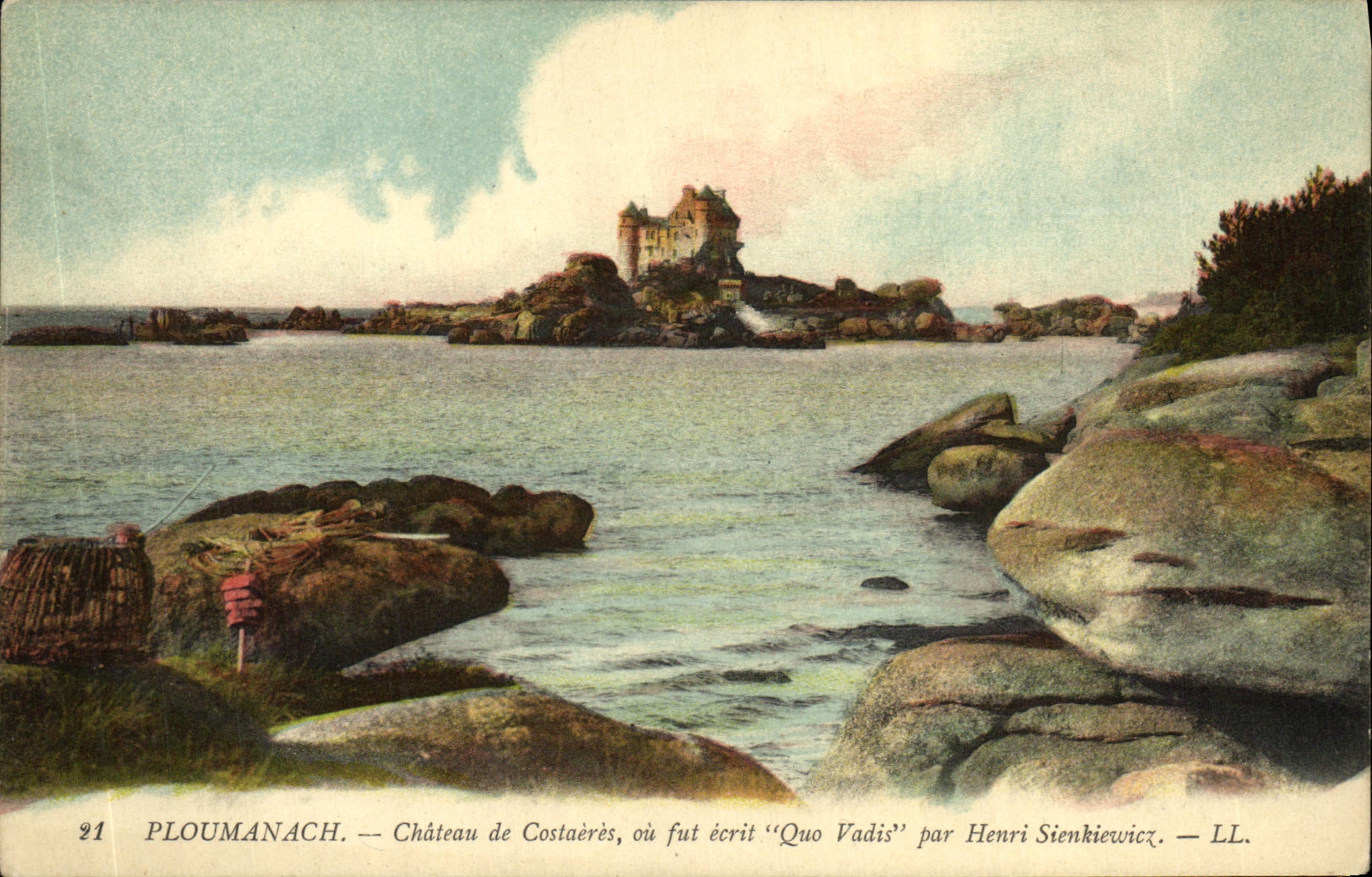 PLOUMANACH — Château de Costaères, où fut écrit 'Quo Vadis' par Henri Sienkiewicz — LL, n°21