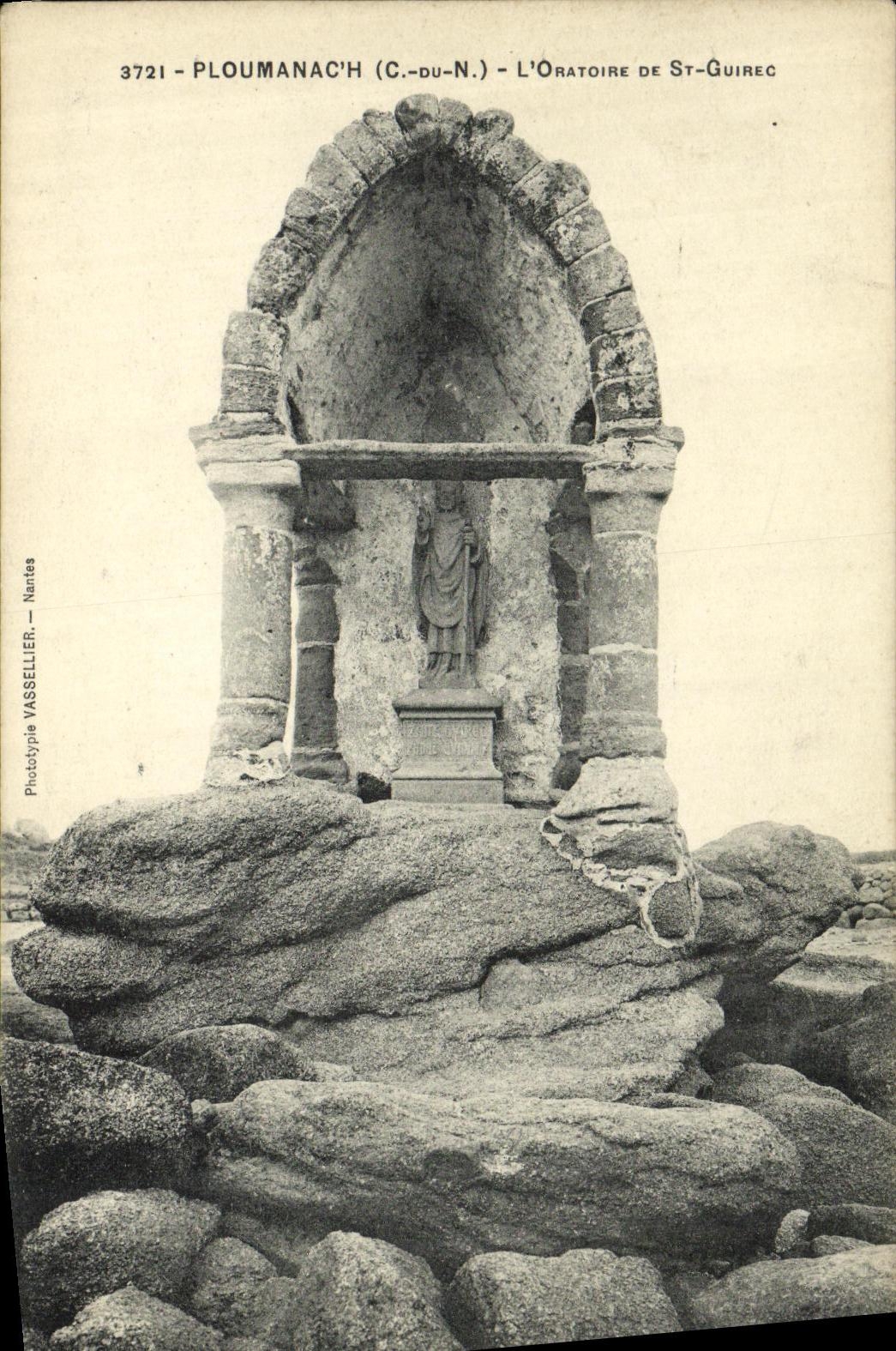 PLOUMANAC'H (C.-DU-N.) — L'ORATOIRE DE ST-GUIREC — Phototypie VASSELLIER — Nantes