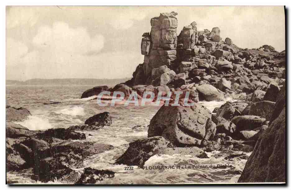 PLOUMNAC'H — La Pointe du Diable — éditeur Ollivier, n° 2222 - Recto