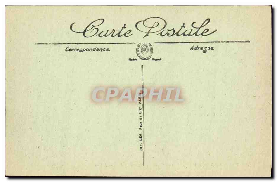 CPA Val Andre Vue Sur Communaute Prise du Chateau Tanguy — Rückseite
