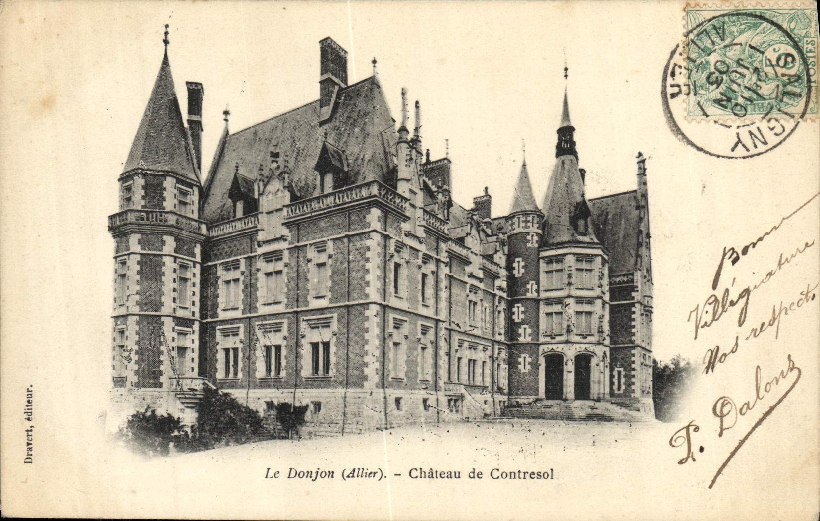Le Donjon (Allier) — Château de Contresol — Dravert, éditeur