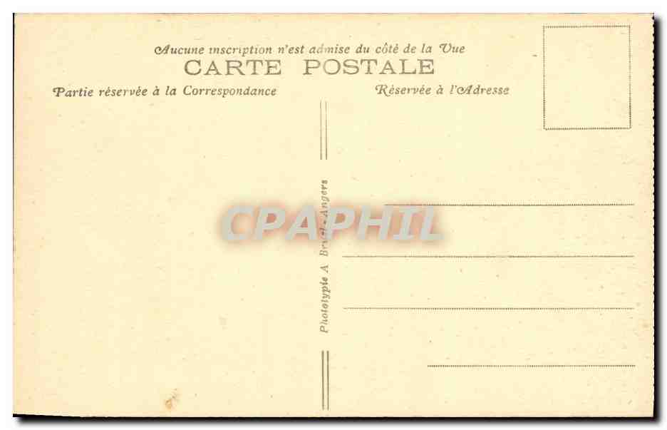 CPA Paimpol Effet de Nuit dans le Port Bateau — Rückseite