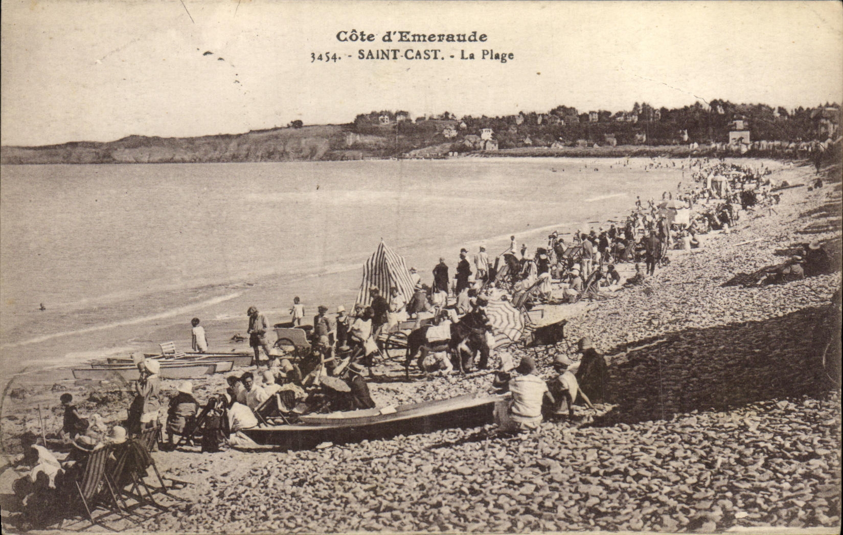 Côte d'Emeraude - Saint-Cast - La Plage — éditeur Laurent-Bob Beaures, n° 3454
