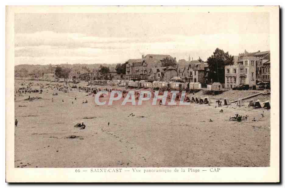 Saint-Cast — Vue panoramique de la Plage — CAP — CPAPHIL