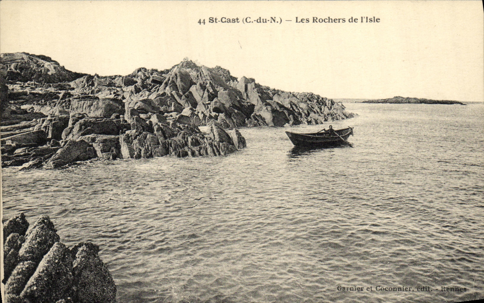 St-Cast (C.-du-N.) — Les Rochers de l'Isle — Garnier et Coconnier, édit., Rennes