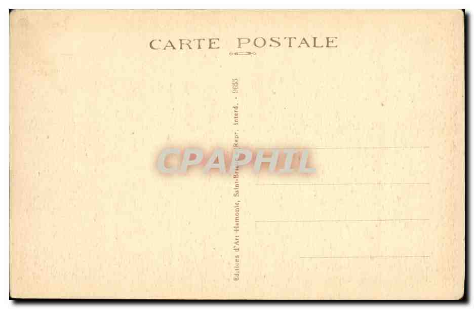 CPA Erquy Vue Generale De Carroual — Rückseite
