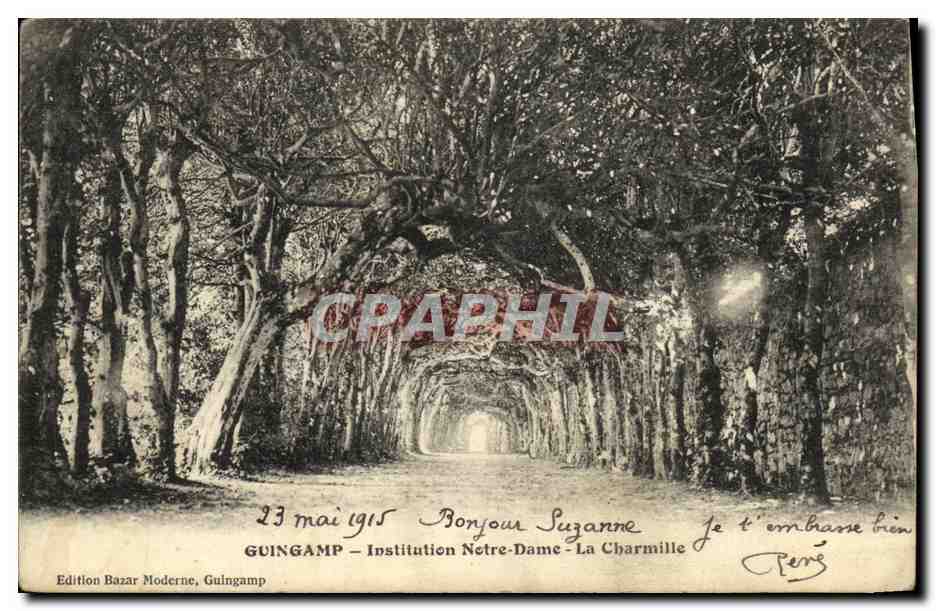 CPA Guingamp Institution Notre Dame La Charmille