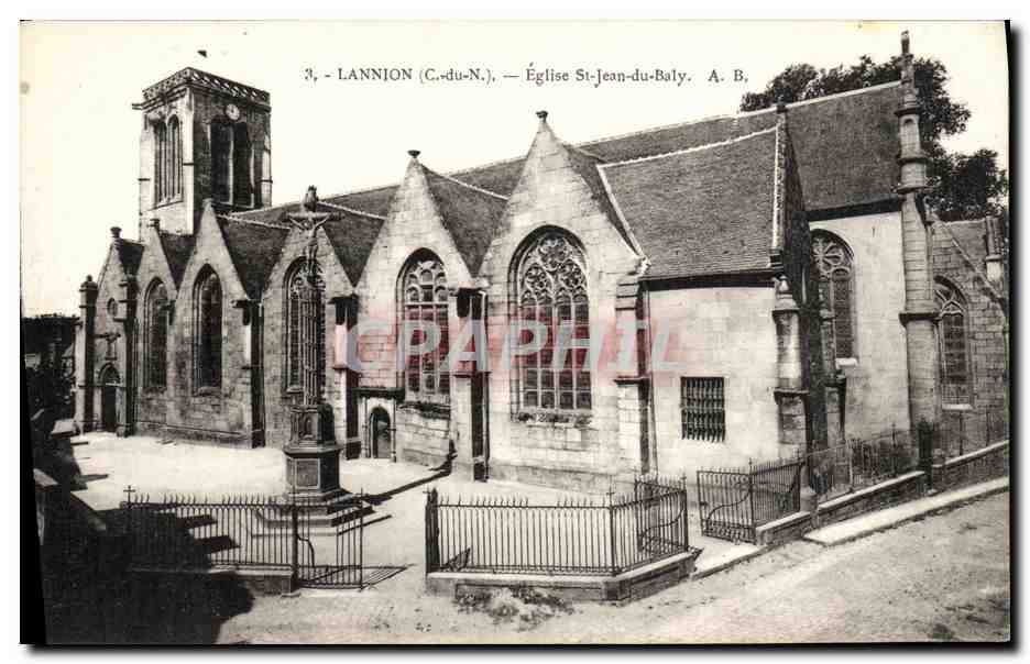 Lannion (C.-du-N.) — Église Saint-Jean-du-Baly — A. B.