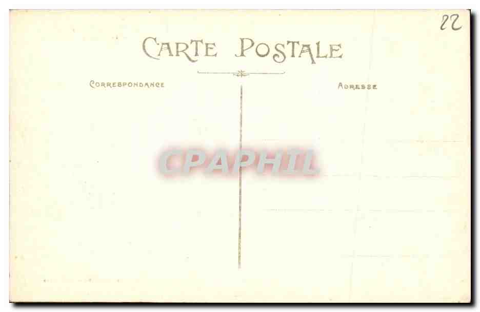 CPA Lannion La Valle du Leguer — Rückseite