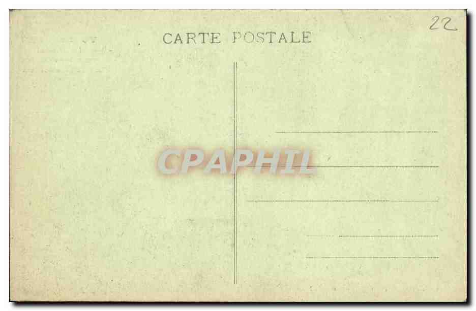 Trébeurden — Le Castel vu à travers les Pins de l'Île Milliau — Bretonne & Comp. n°7081 — Reverso