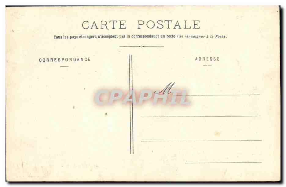 CPA Etables La Plage — Back