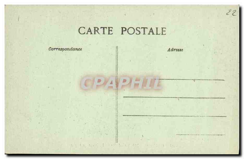 CPA Etables les Grottes Interieur de L Eglise — Rückseite