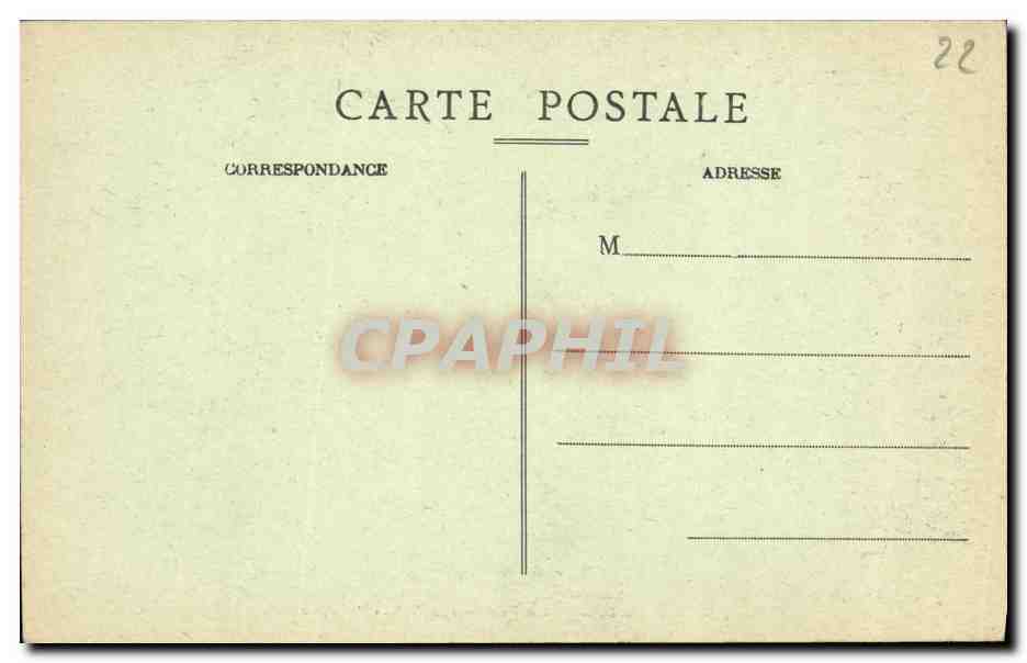 CPA Etables La Grotte Les Falaises La Villa Perseranza — Rückseite