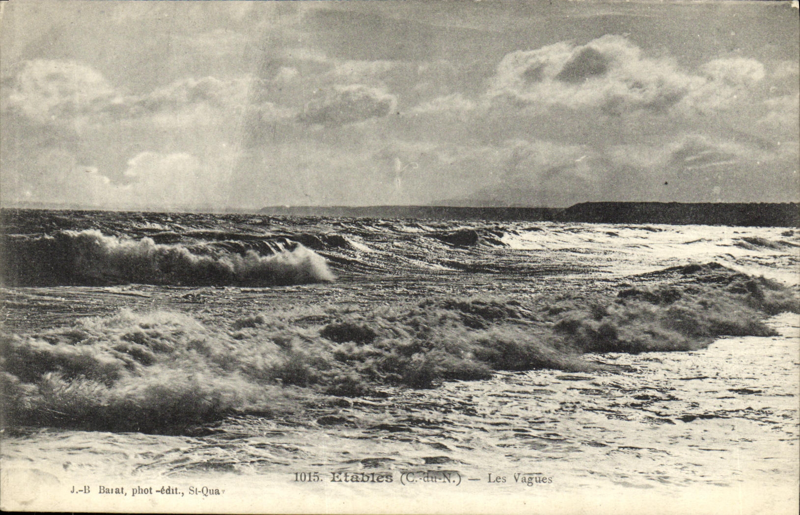 Etablies (C.-du-N.) — Les Vagues — J.-B. Barat, phot-édit., St-Qua