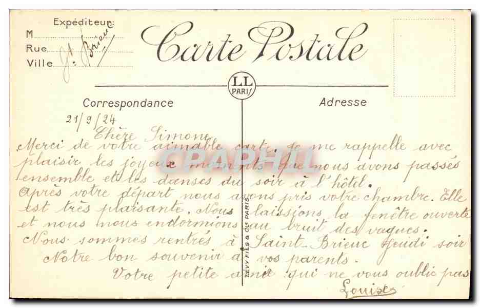 Saint-Brieuc — Sous-la-Tour — Le Phare — LL — Rückseite