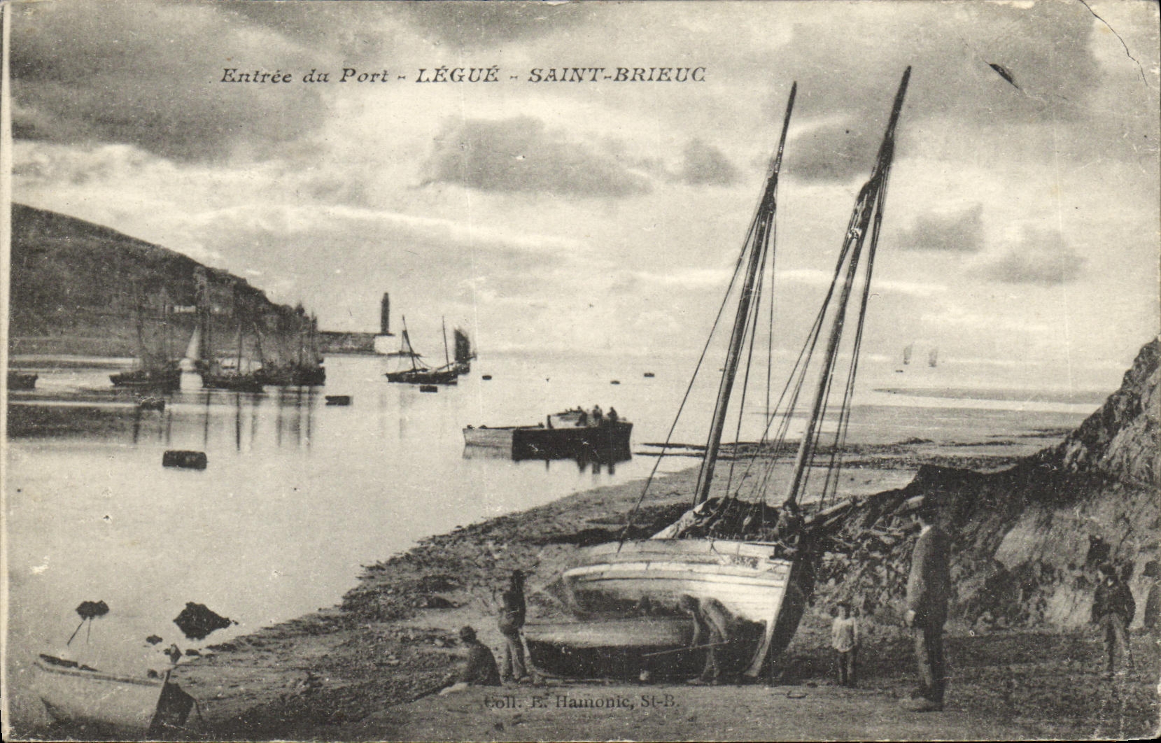 Entrée du Port - LÉGUÉ - SAINT-BRIEUC — Coll. E. Hamonic, St-B.