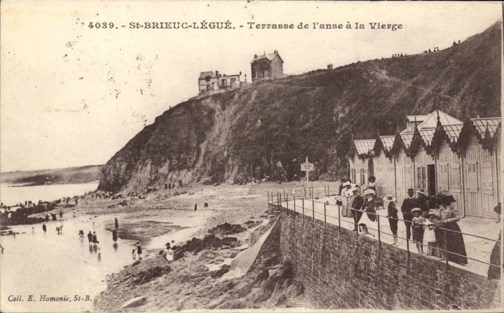 St-Brieuc-Légué — Terrasse de l'anse à la Vierge — Coll. E. Hamonie, n° 4039