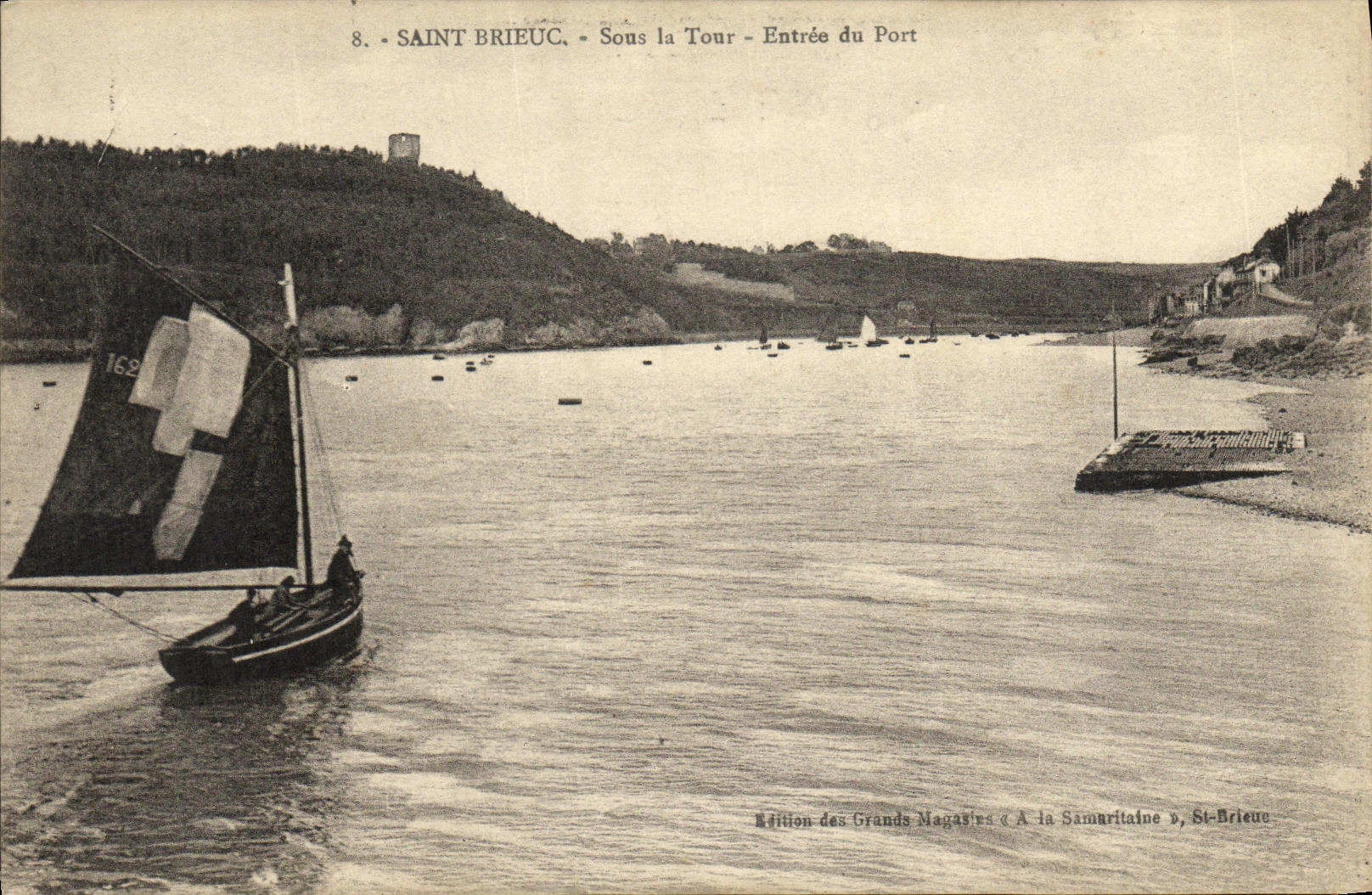 Saint-Brieuc - Sous la Tour - Entrée du Port - Édition des Grands Magasins « A la Samaritaine », St-Brieuc