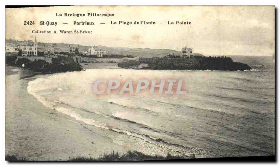Pittoreske Bretagne — Die Bucht von Isnin — Die Spitze — Sammlung A. Waron St-Brieuc