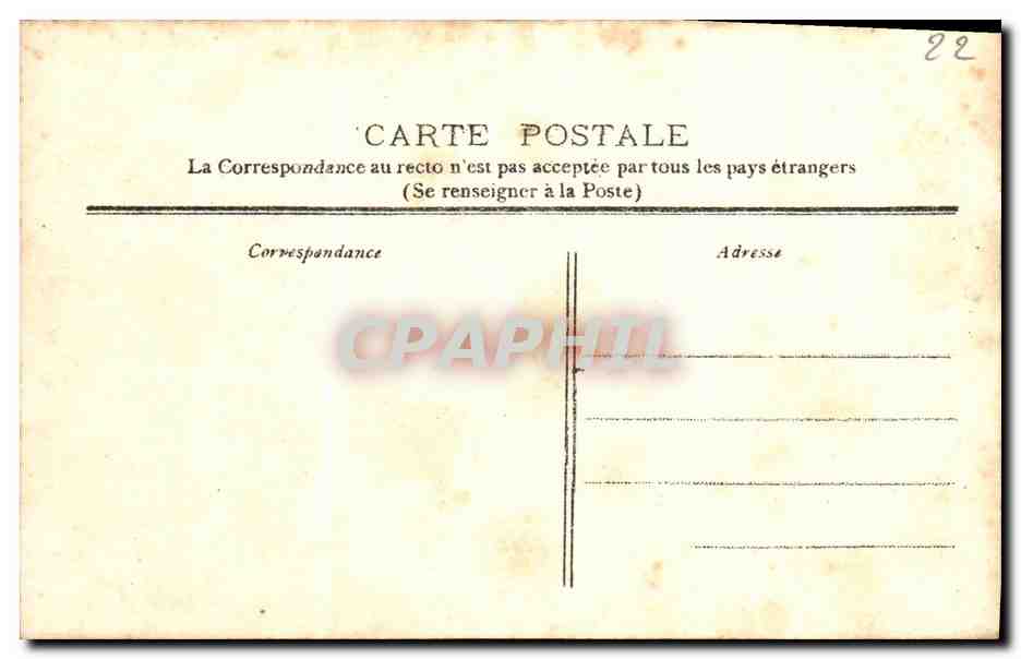 Pittoreske Bretagne — Die Bucht von Isnin — Die Spitze — Sammlung A. Waron St-Brieuc — Rückseite