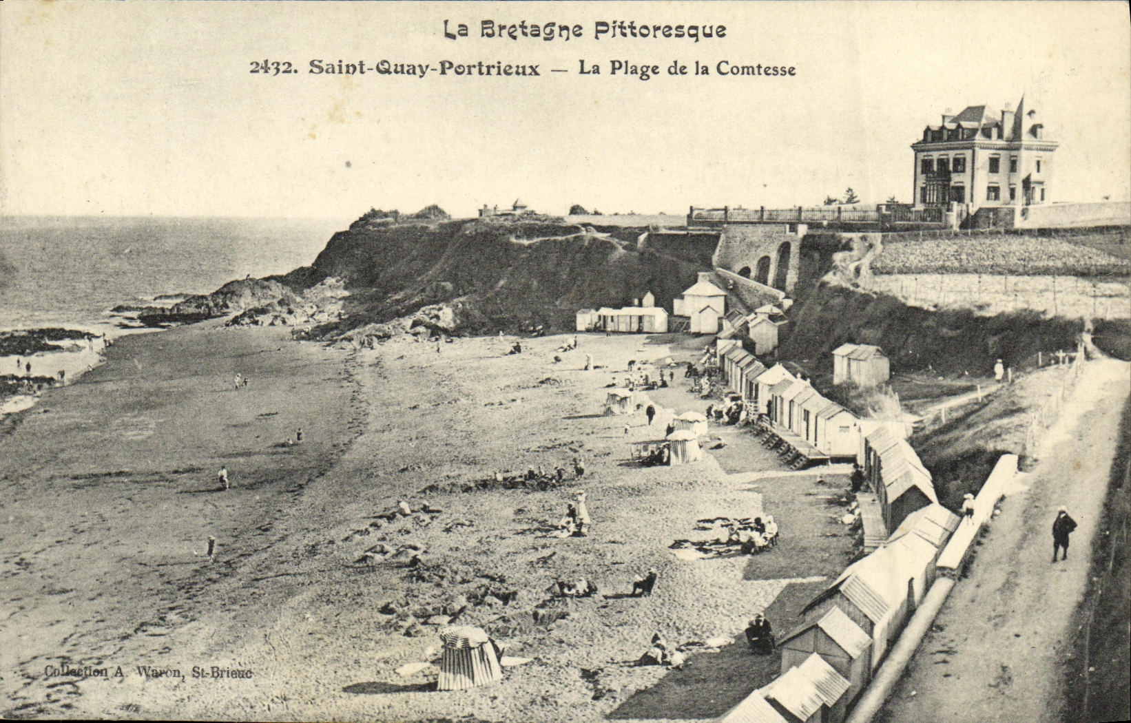 Saint-Quay-Portrieux — La Plage de la Comtesse — Sammlung A. Waron, St-Brieuc