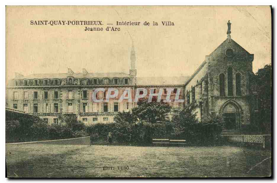 Saint-Quay-Portrieux — Interno della Villa Jeanne d'Arc — Edit. Tudo
