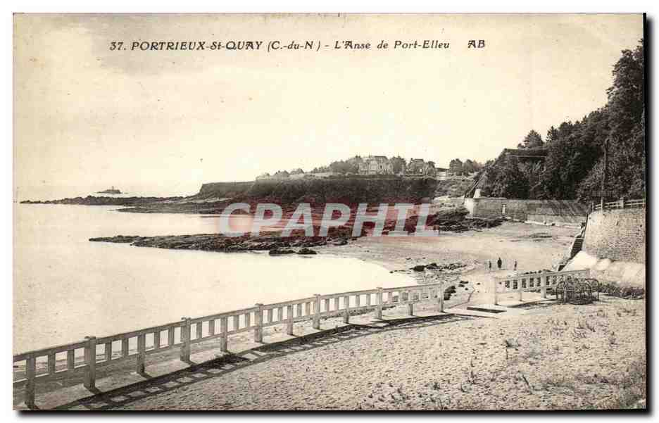 CPA St Quay Portrieux L Anse de Port Elleu